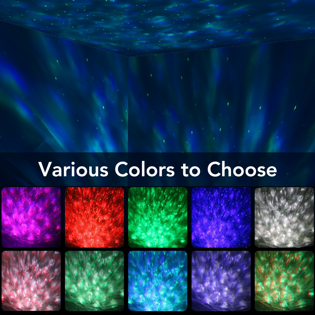 Galaxy Projector Night Light – Smart RGB Room Lamp