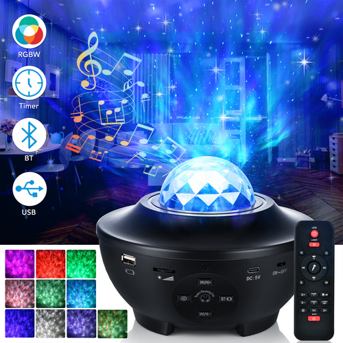 Galaxy Projector Night Light – Smart RGB Room Lamp